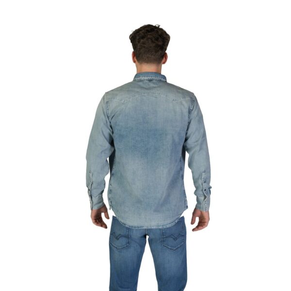 Replay Light Blue Cotton Shirt – Image 2