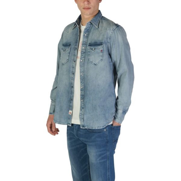 Replay Light Blue Cotton Shirt – Image 3