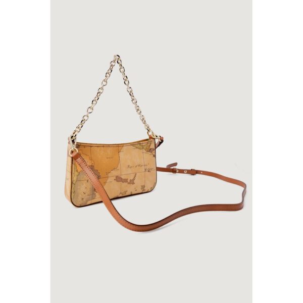 Alviero Martini Prima Classe Beige Cotton Handbag – Image 4