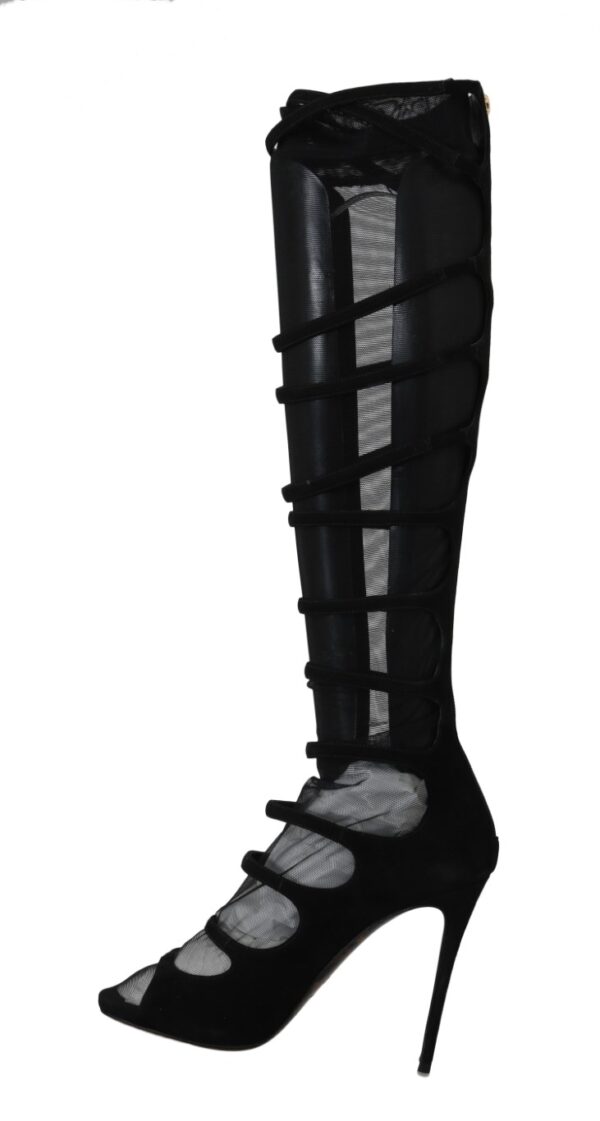 Dolce & Gabbana Elegance Redefined: Chic Knee-High Stiletto Boots – Image 6