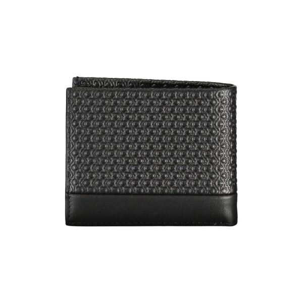 Calvin Klein Sleek Black Leather Wallet with Contrast Details – Image 2