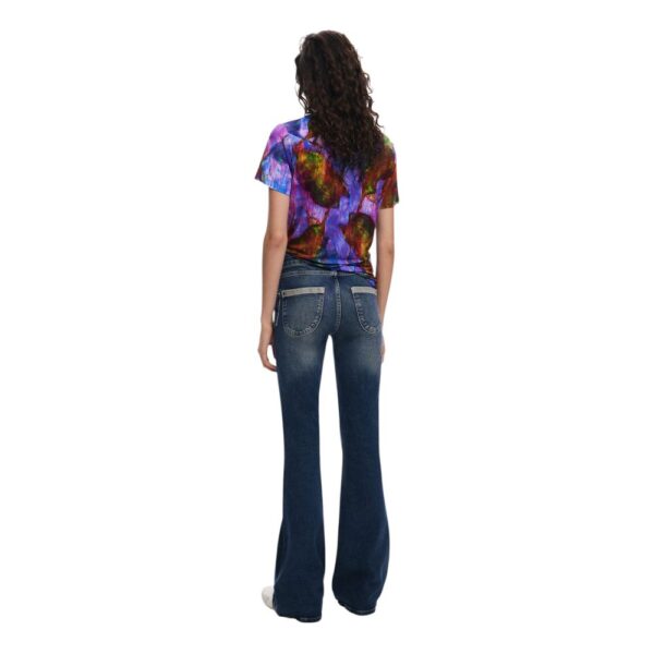 Desigual Purple Viscose Tops & T-Shirt – Image 2