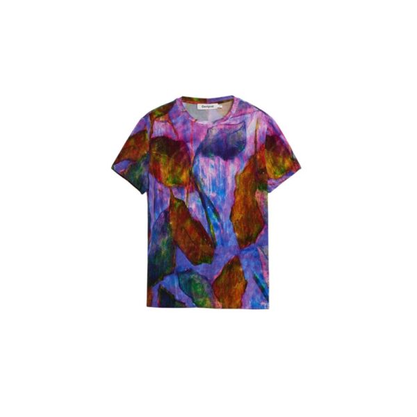 Desigual Purple Viscose Tops & T-Shirt – Image 4